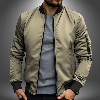 Zyron | Zip Up Bomber Jacket