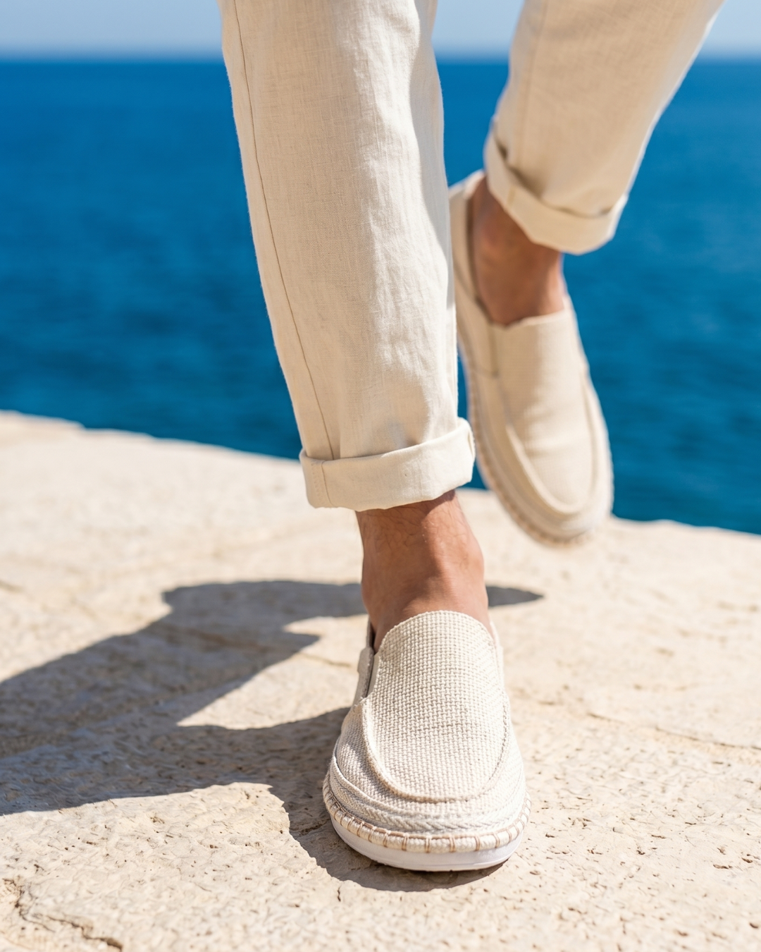 Winslow | Coastal Canvas Espadrille Loafers