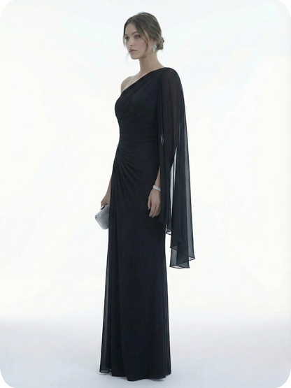 Solavina | Pleated Side Detail Maxi Dress