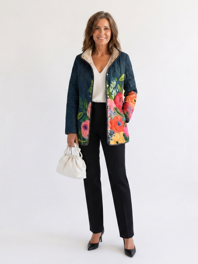 Petalina | Quilted Longline Jacket