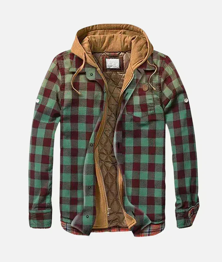 Perrin | Vintage Plaid Quilted Jacket