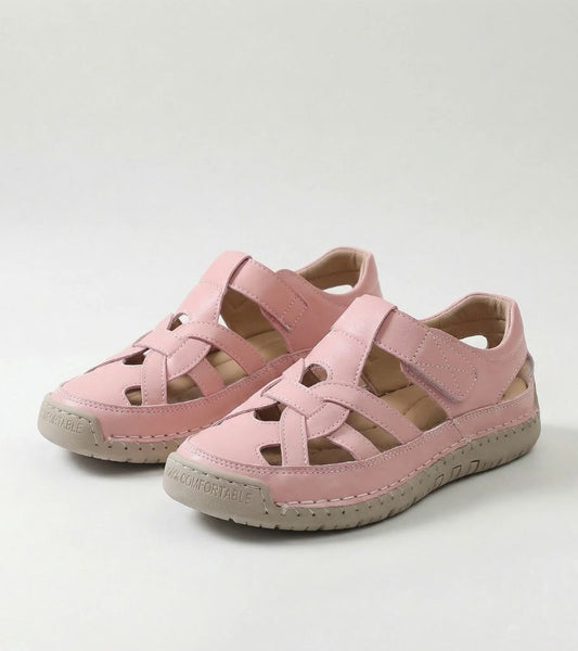 Zorabelle | Cutout Hook and Loop Walking Sandals