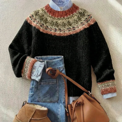 Florrie | Vintage Nordic Knit Sweater