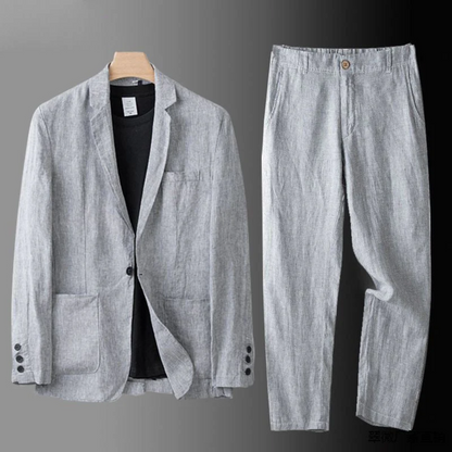 Iskander | Tailored Linen Two Piece Set
