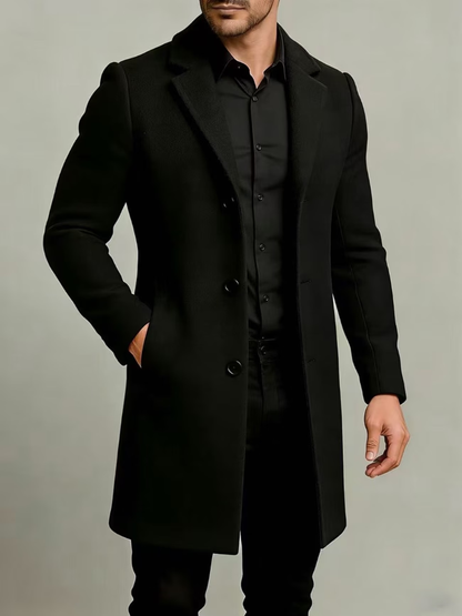 Griffin | Refined Notch Lapel Overcoat
