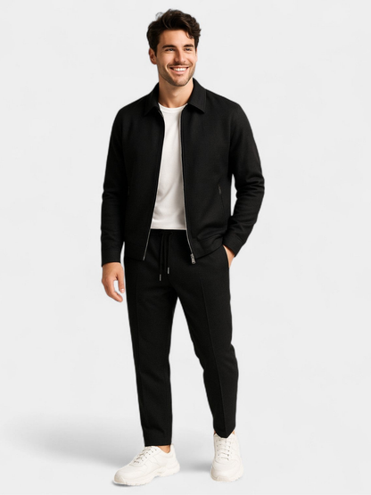 Corbett | Textured Zip Jacket Co Ord Set