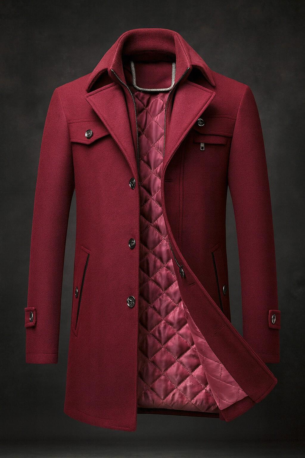 Tavish | Classic Stand Collar Wool Coat