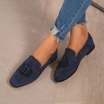 Corvella | Tassel Detail Slip On Loafers