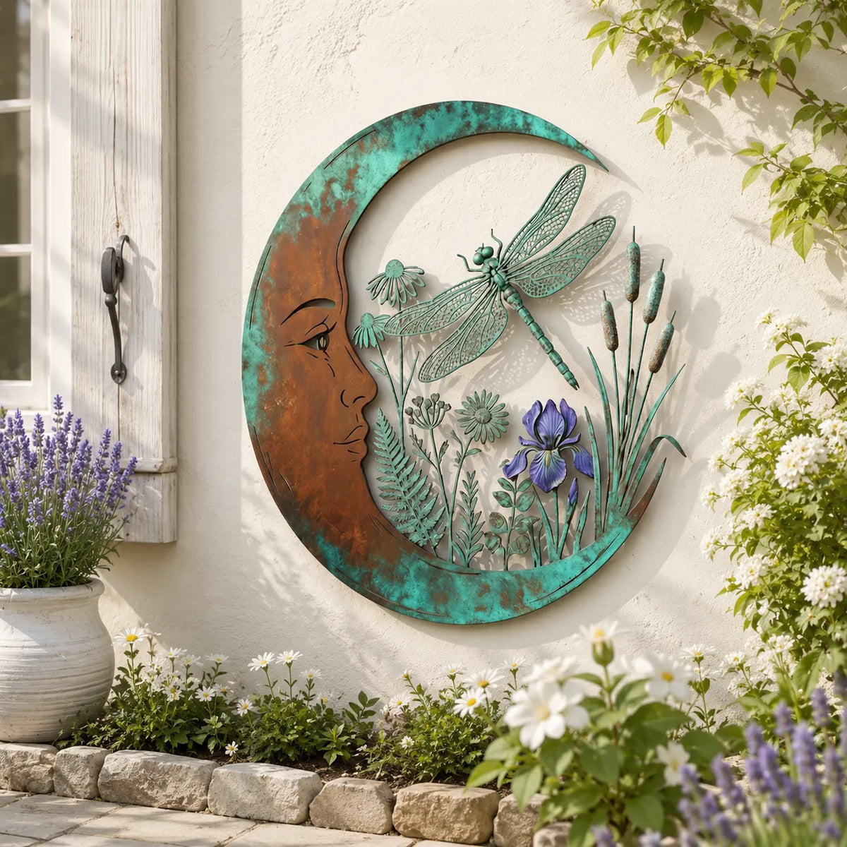 Amelora | Rustic Moon Wall Art