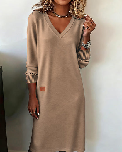 Delancey | Casual Long Sleeve Midi Dress