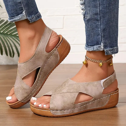 Valessa | Criss Cross Comfort Sandals