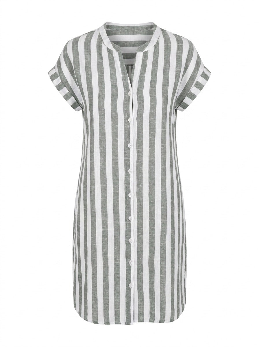 Ursaline | Casual Vertical Stripe Dress