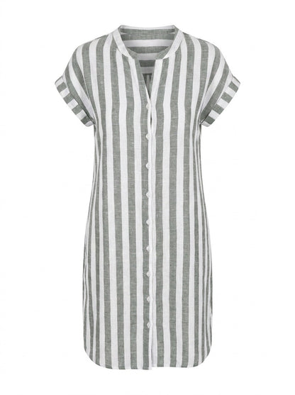 Ursaline | Casual Vertical Stripe Dress