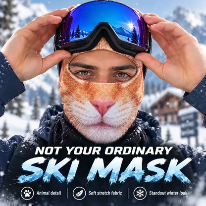Phelan | Animal Print Winter Ski Mask