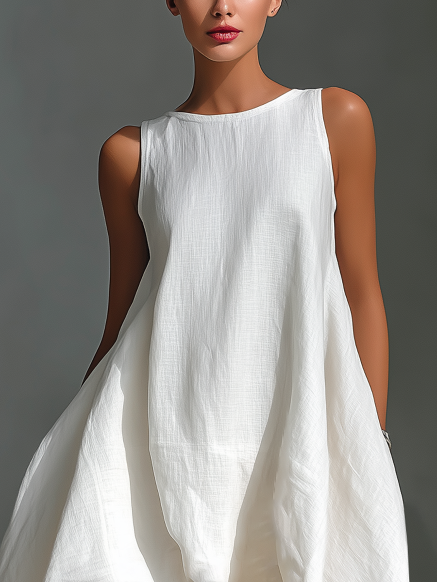 Alouette | Sleeveless High Low Midi Dress
