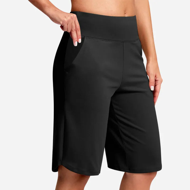 Lavenia | High Waist Comfort Bermuda Shorts