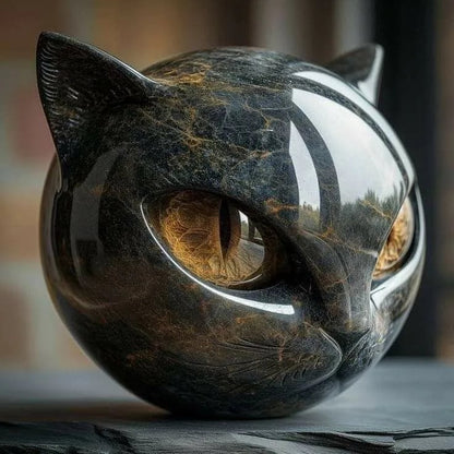 Pavielle | Elegant Cat Face Ornament