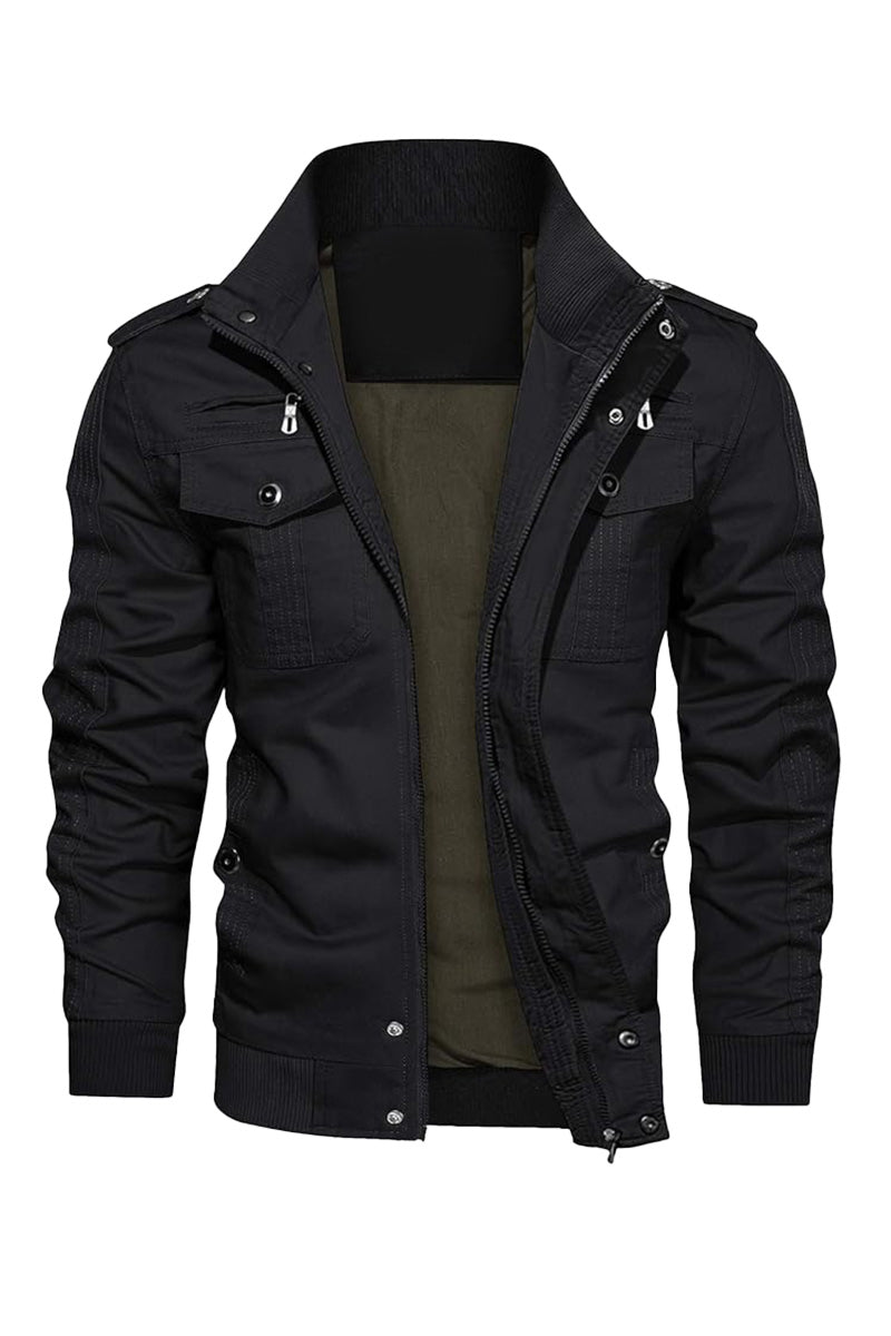 Pryce | Multi Pocket Stand Collar Jacket