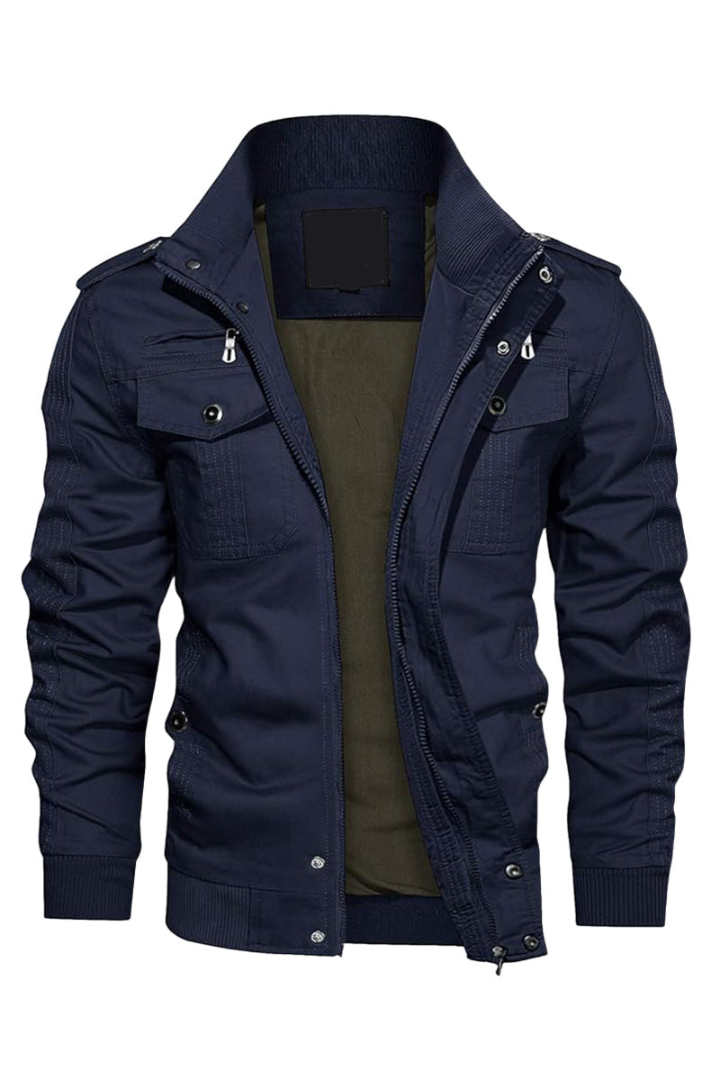 Pryce | Multi Pocket Stand Collar Jacket