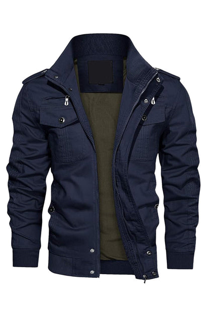 Pryce | Multi Pocket Stand Collar Jacket