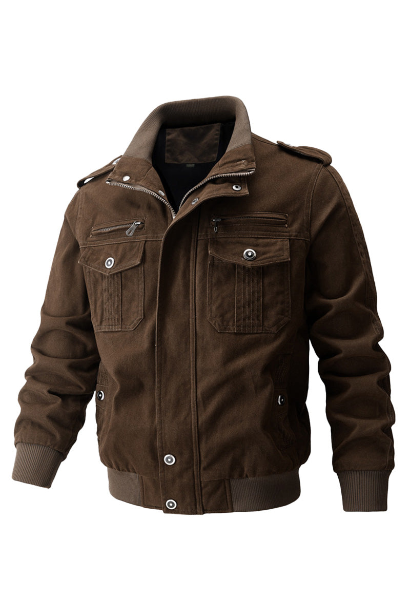 Pryce | Multi Pocket Stand Collar Jacket