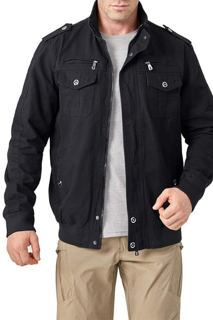 Pryce | Multi Pocket Stand Collar Jacket