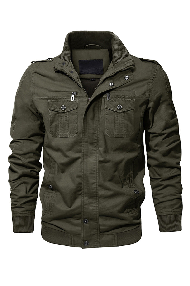 Pryce | Multi Pocket Stand Collar Jacket