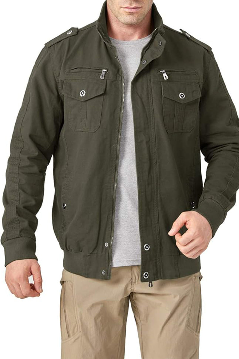 Pryce | Multi Pocket Stand Collar Jacket