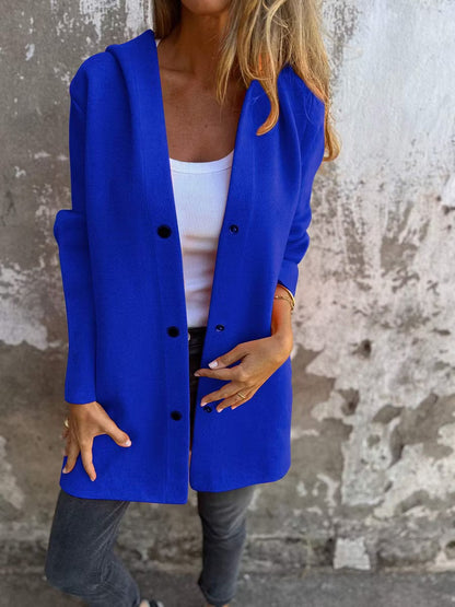 Lunara | Soft Knit Longline Hooded Cardigan