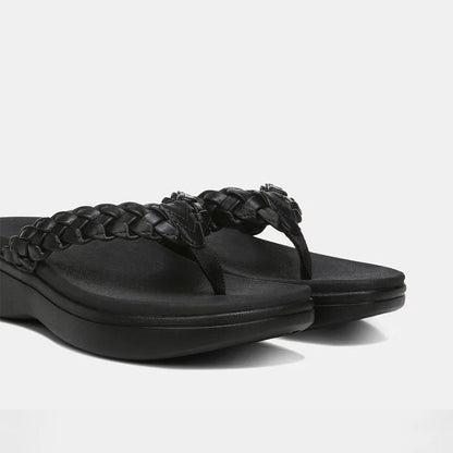 Seren | Woven Strap Wedge Sandals