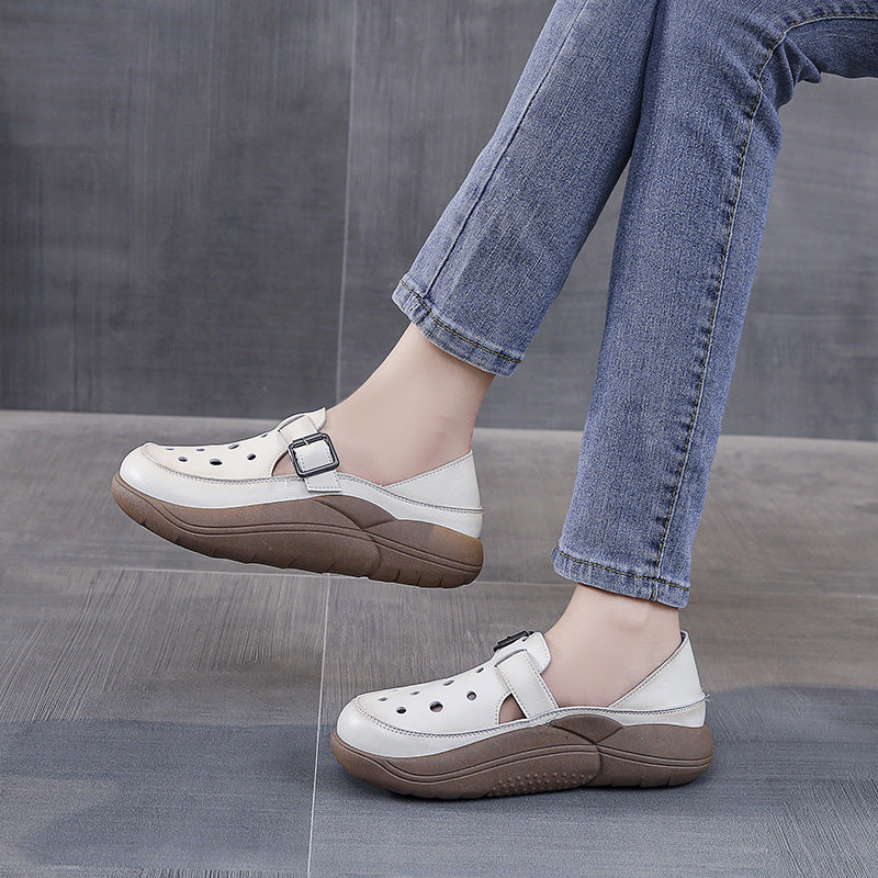 Brialyn | Perforated Casual Mary Jane Shoes