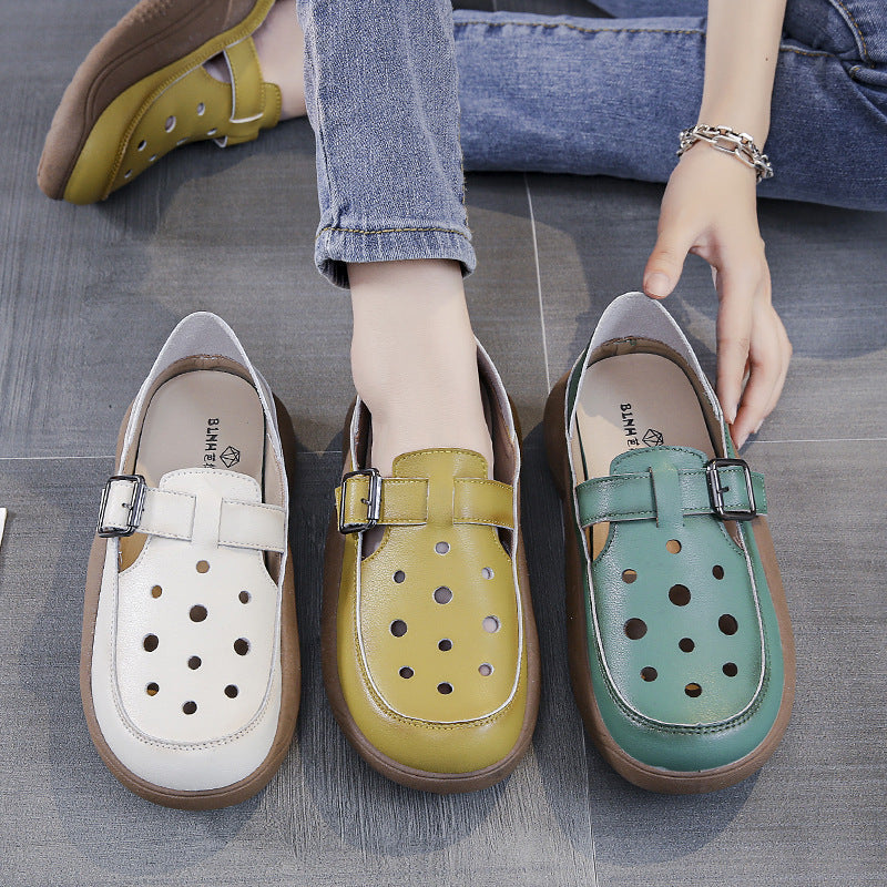 Brialyn | Perforated Casual Mary Jane Shoes