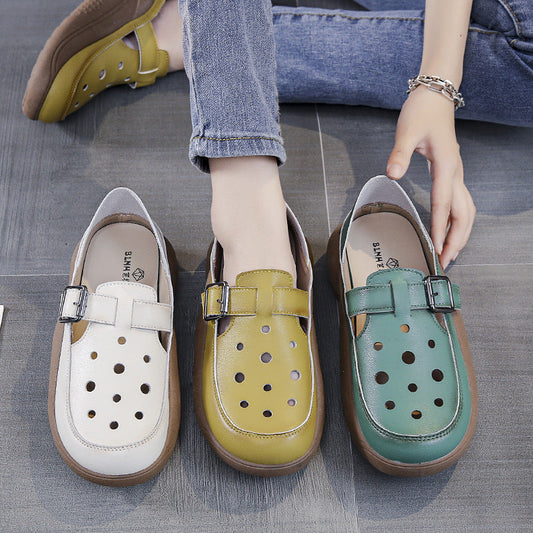 Brialyn | Perforated Casual Mary Jane Shoes