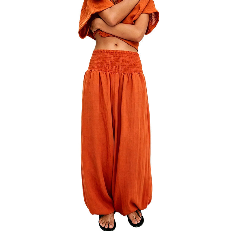 Amavelle | Stretch Waist Comfort Harem Pants