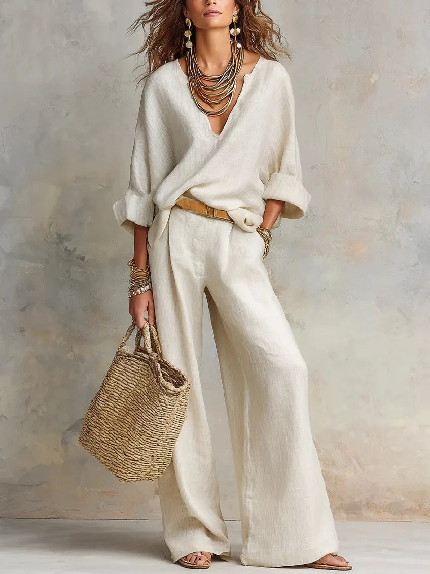 Zarevella | Breezy Linen Two Piece Set