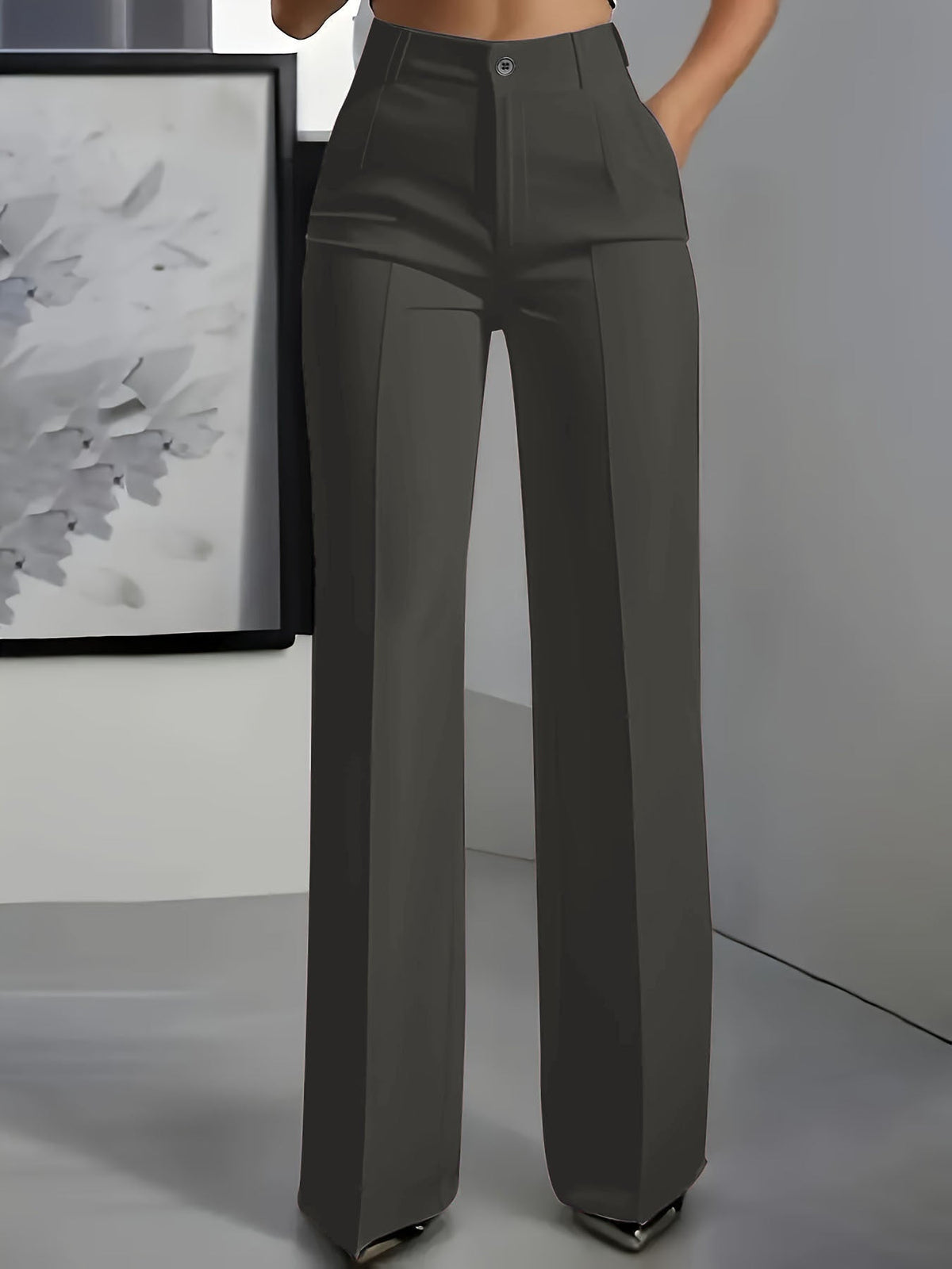 Kessara | Tailored High Rise Wide Leg Trousers