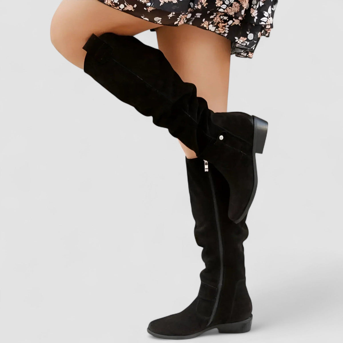 Winona | Vintage Buckle Tall Boots