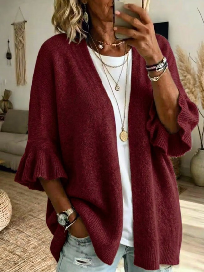 Helena | Soft Touch Open Front Cardigan