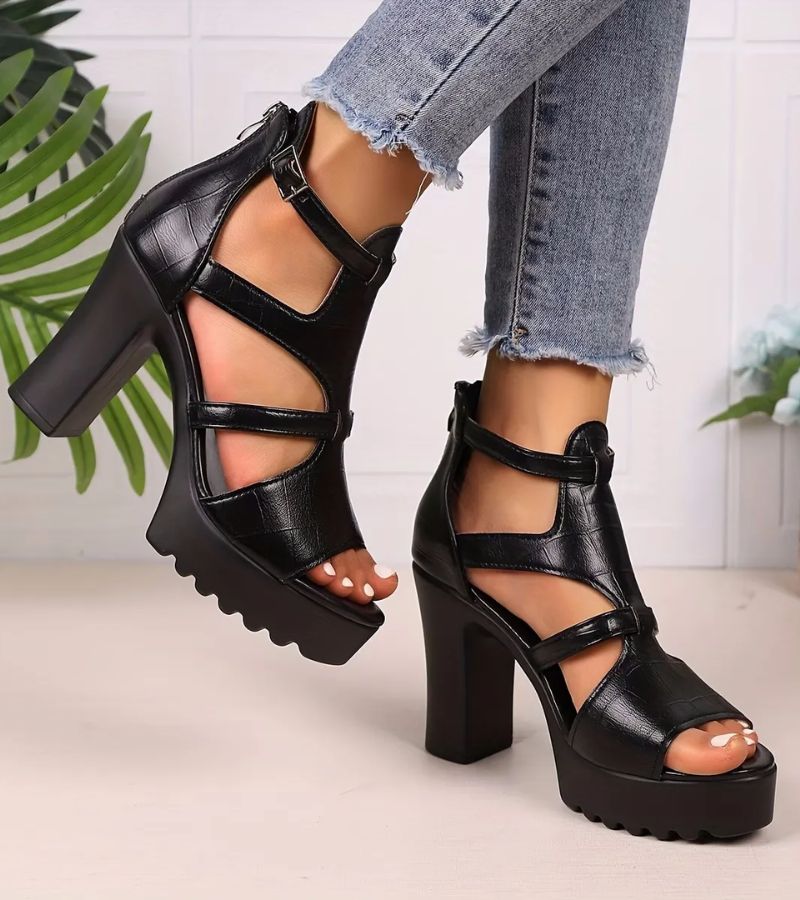 Zaretta | Bold Platform Evening Sandals