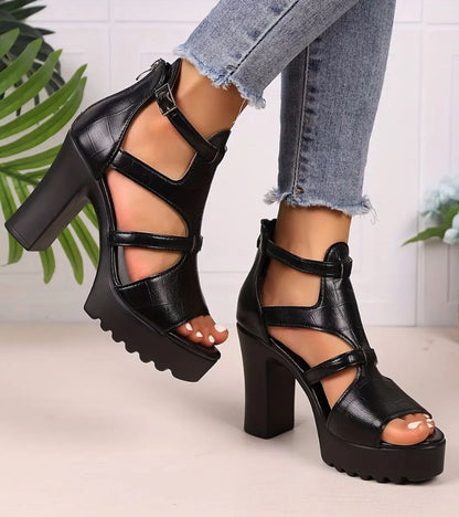 Zaretta | Bold Platform Evening Sandals