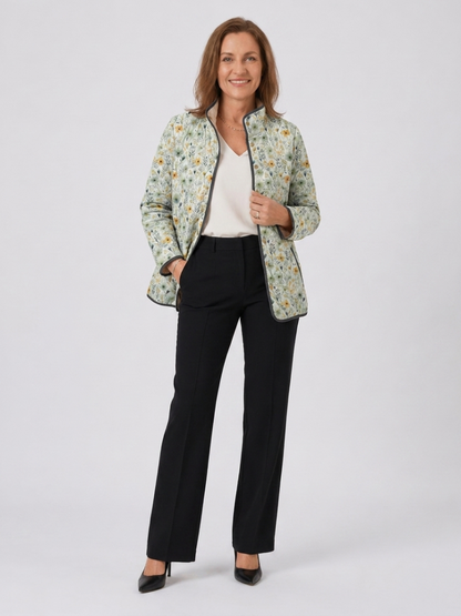 Petalina | Quilted Longline Jacket