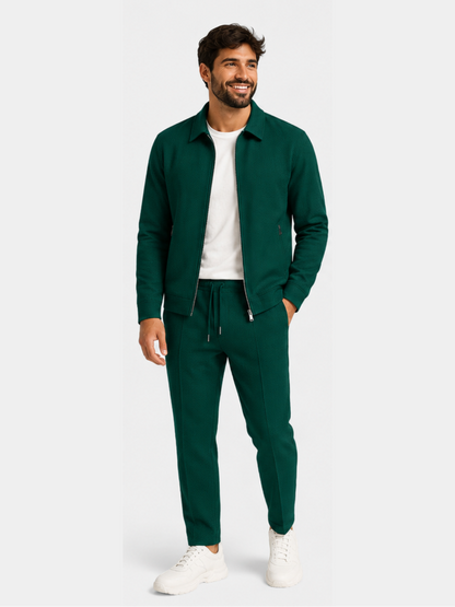 Corbett | Textured Zip Jacket Co Ord Set