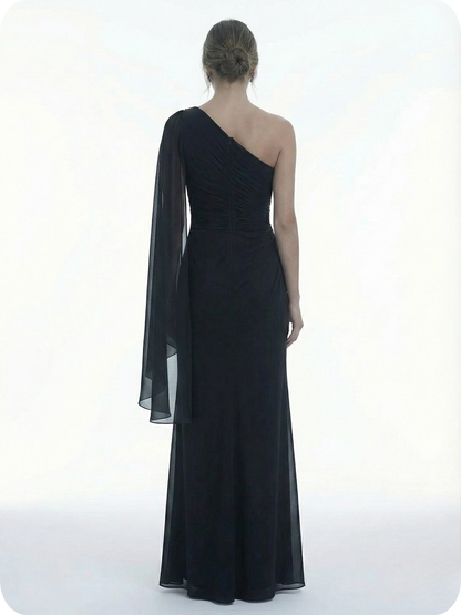 Solavina | Pleated Side Detail Maxi Dress