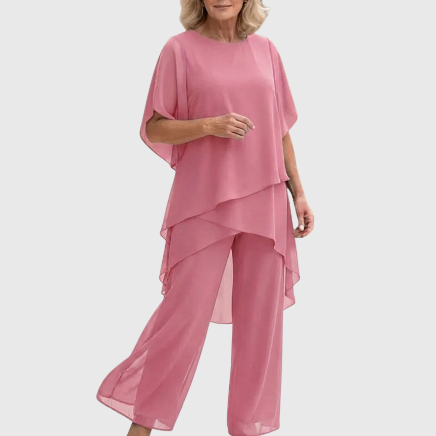 Belisara | Elegant Overlay Two Piece Set