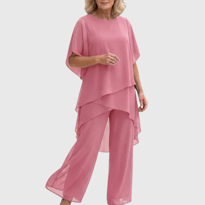 Belisara | Elegant Overlay Two Piece Set