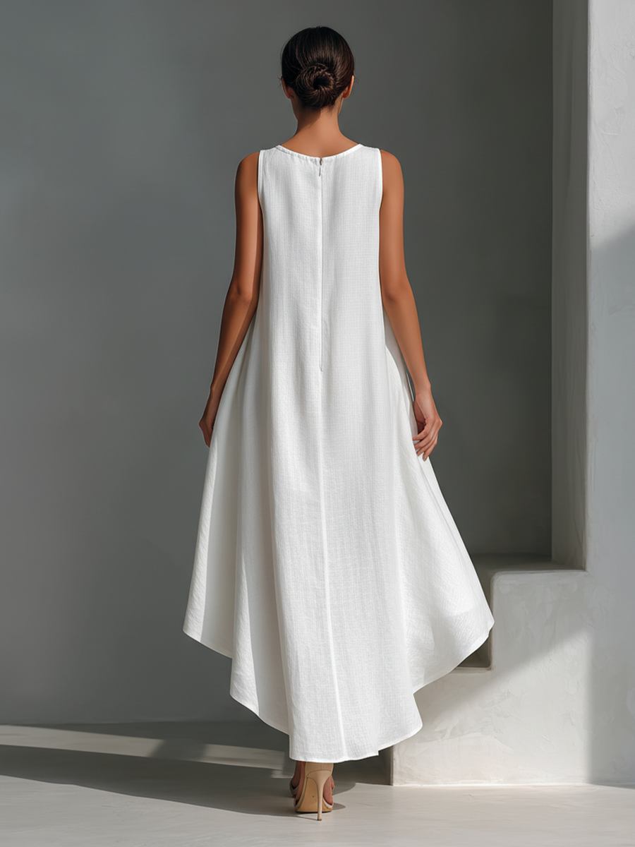 Alouette | Sleeveless High Low Midi Dress