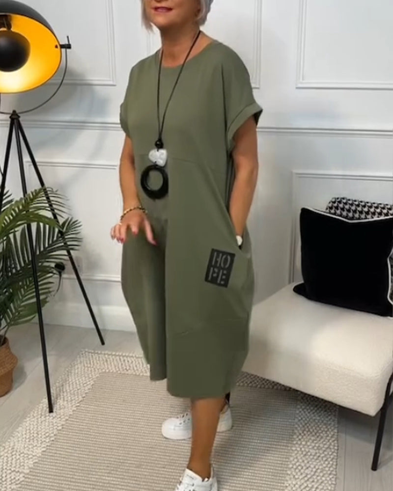 Rosabel | Relaxed Fit Balloon Hem Dress