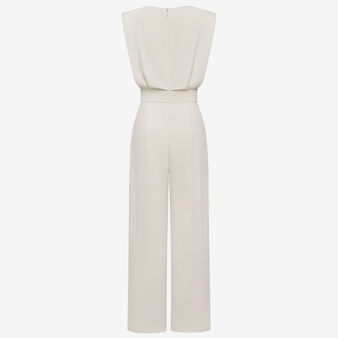 Solavienne | Elegant Wide Leg Jumpsuit