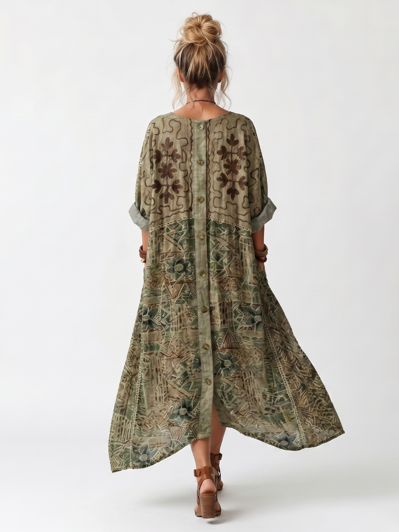 Dorevina | Vintage Inspired Boho Maxi Dress