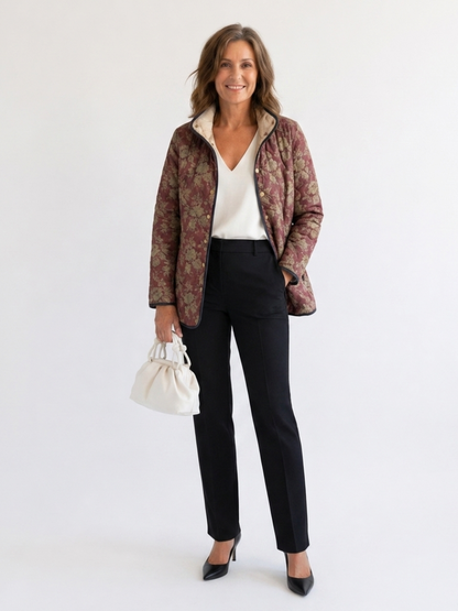 Petalina | Quilted Longline Jacket